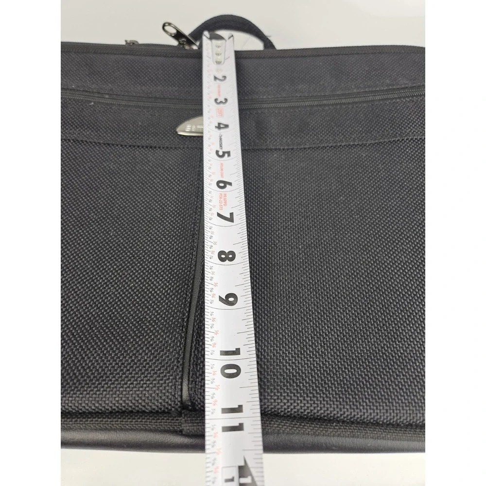 Samsonite‎ Carry On Computer Briefcase Shoulder Bag Black Canvas Black